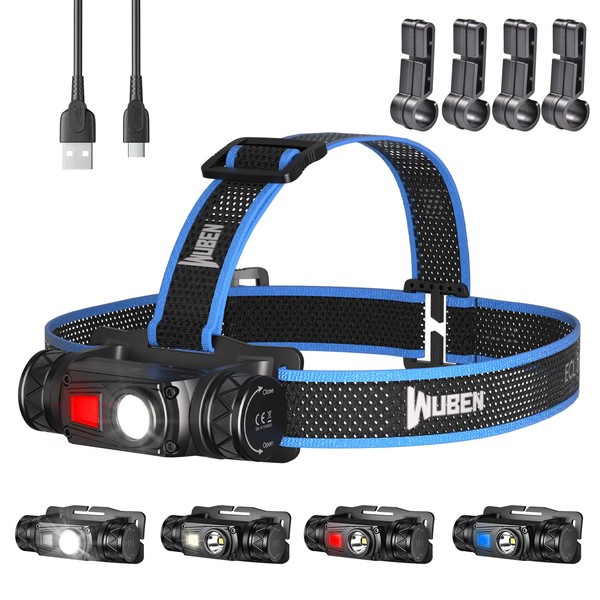 WUBEN H1 Head Torch Rechargeable 1200 Lumens Super Bright LED