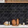 WALPLUS 12 Sheets Tile Stickers Glossy Removable Stick on Wall