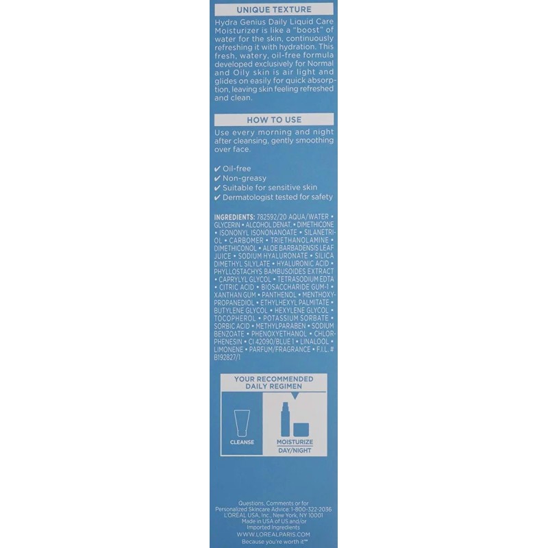 L'Oréal Paris L'oreal Paris Cuidado De La Piel Hydra Genius