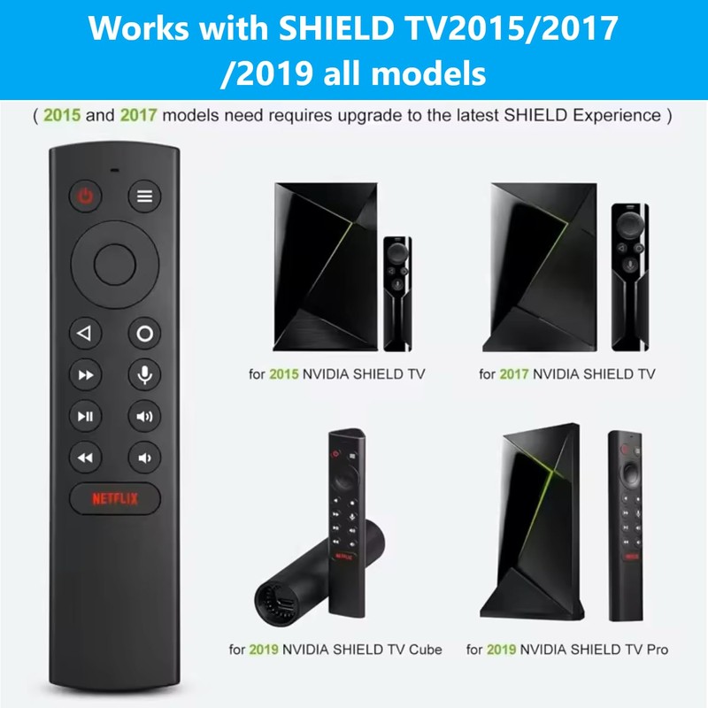 New Voice Replacement Remote Control for 2015 NVIDIA SHIELD TV,for