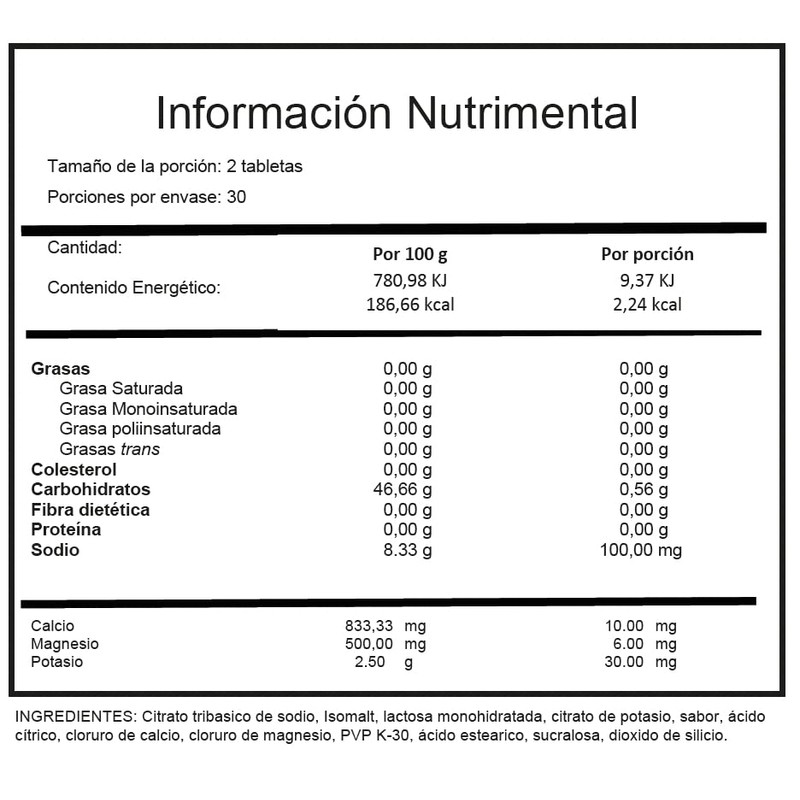 RUTS ENERGY ELECTROLITOS MASTICABLES LIMA-LIMÓN (30 DOSIS)