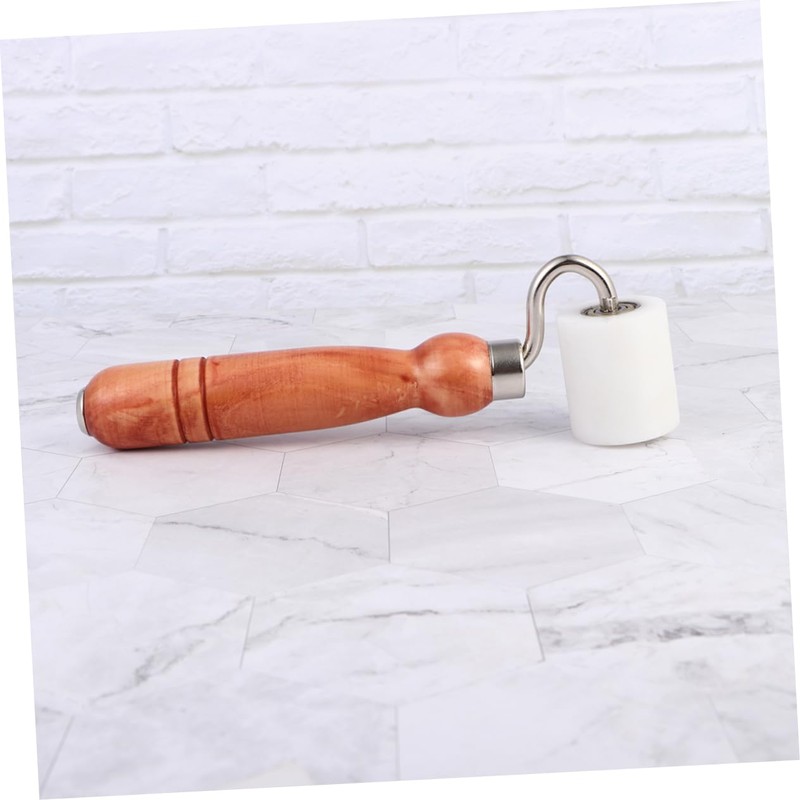 TEHAUX 1PC Wallpaper Seam Roller Flat Pressure Tool with Pom