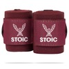 Stoic Wrist Wraps (IPF Approved) 18" Heavy-Duty Wraps for Powerlifting,