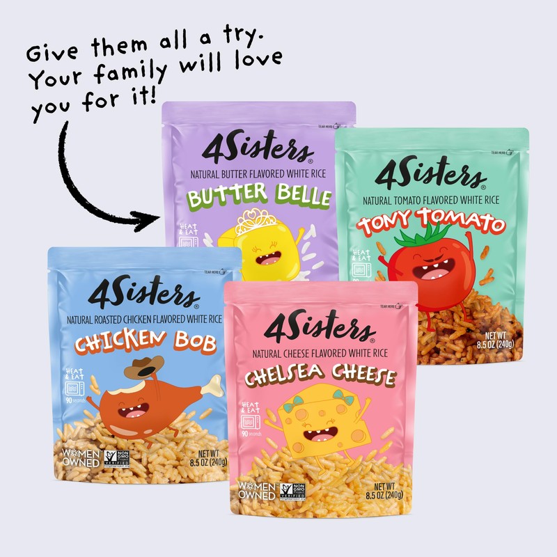 4Sisters Chelsea Cheese Rice, 90 Second Ready to Eat 8.5