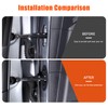 Door Lock Latches Cover Compatible with Toyota Tacoma 2024 2025