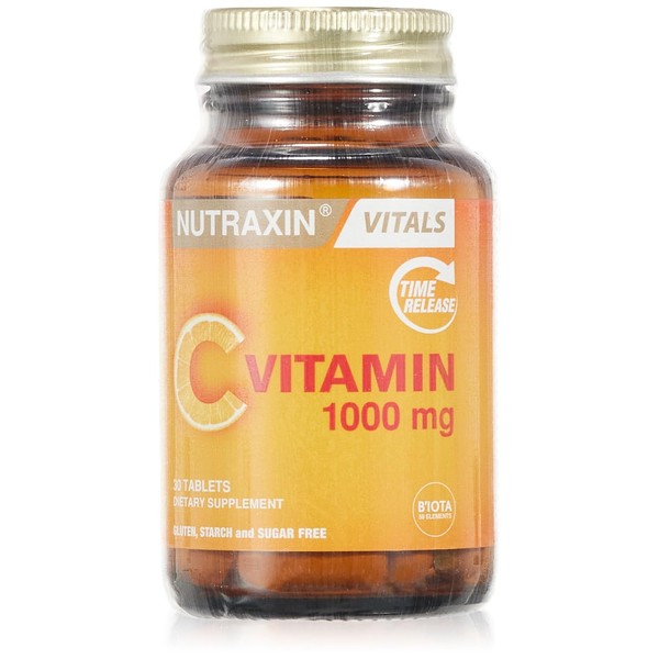 Nutraxin Vitals Vitamin C 1000 mcg 30 Tablet Takviye Edici