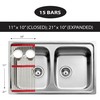 Total Rack, Expands 10" to 21", 10-Inch-Wide Multipurpose Over-Sink Dish-Drying