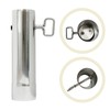 TAISOCA Stove Pipe with Damper 2.36 Inch Thickened Wood Stove