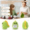 SASBSC Positive Animals Dinosaur Emotional Support Crochet Funny Inspirational Gift