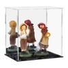 Display Case 8x6x8inch,20x15x20cm for Collectibles Assemble Clear Acrylic Box Alternative