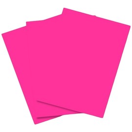 House of Card & Paper A4 80 GSM Coloured Paper - Bright Pink (Pack of 50 Sheets), HCP58