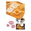 3 PK Dumpling MOLDS -Dough Press, Meat Pie Pastry Sealer