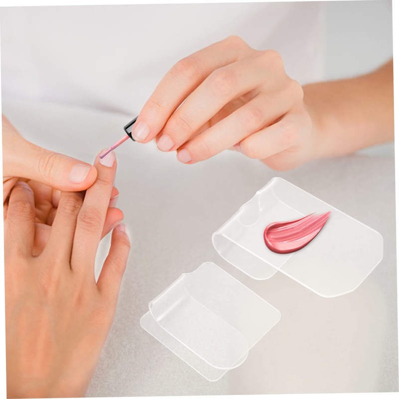 OATIPHO 2pcs Nail Art Palette Acrylic Manicure Makeup Mixing Trays