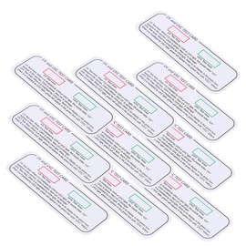 ULTECHNOVO 10pcs Uv Testing Cards for Home Use Reliable Uv Indicator Cards with Printing Change Kitchen and Storage Cabinets