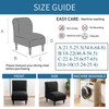 LavishCover Armless Accent Chairs Covers, Thick Armless Recliner Sofa Cover