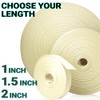 TECEUM 1.5 Inch Webbing – Cream – 10 Yards –