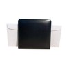 Dacasso Black Leather Letter Holder