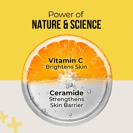 Dr. Sheth's Ceramide & Vitamin C Sunscreen | In-Vivo Tested | SPF 50+ Pa++++ | Healthy Glow | Non-Greasy, Quick-Absorbing | Women & Men | All Skin Types, 30G