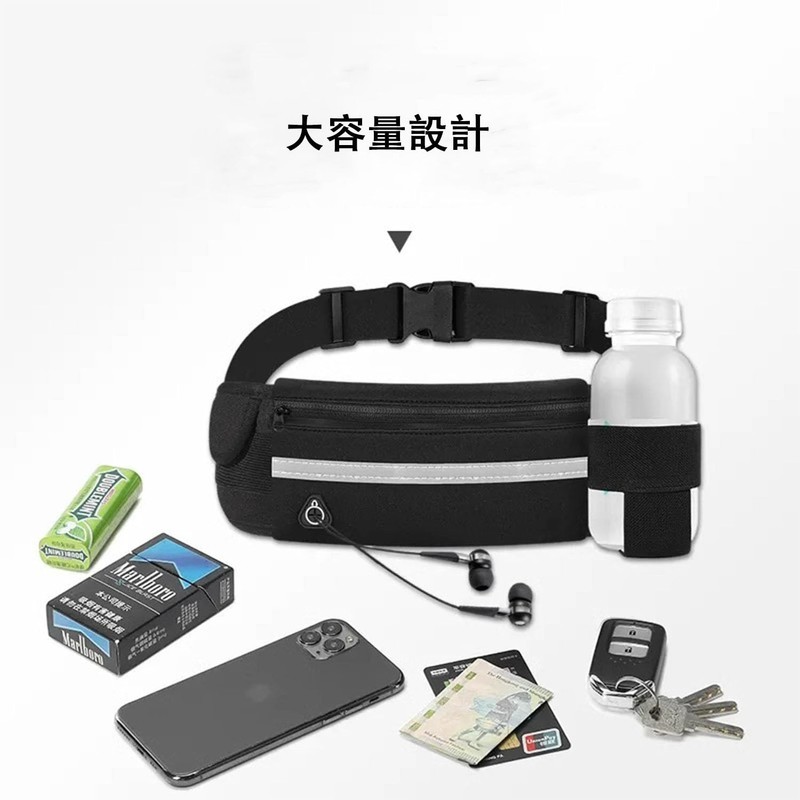 Running Pouch, Lightweight, Non-Shaking, Waist Pouch, Compatible with iPhones, Smartphones,