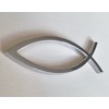 3D Chrome Metal (Over 5" Long) Fish Jesus Christian Auto
