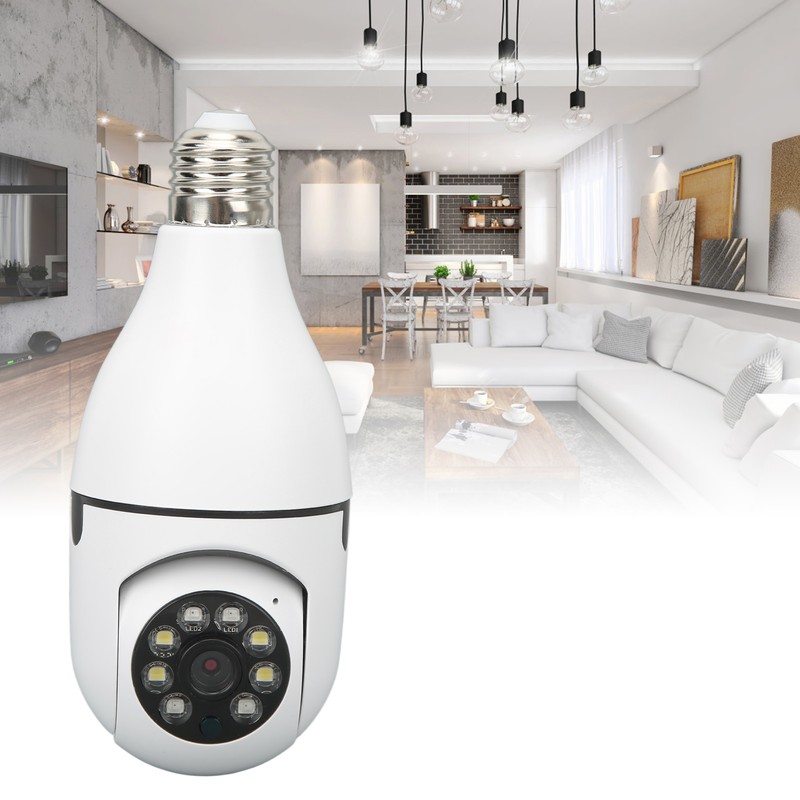 Security Camera WiFi 1080P 2.4GHz 360 Degree E27 Motion Detection