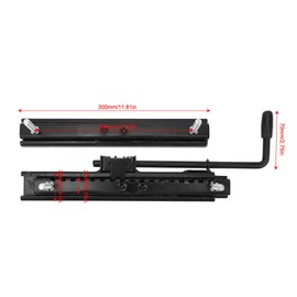 2PCS Seat Slide Set,Adjustable Seat, Sliding Seat, Seat Slider Track Bracket Set, Seat Slider Track Strong Strength, Fit For Go Kart Four Wheel Off Road UTV