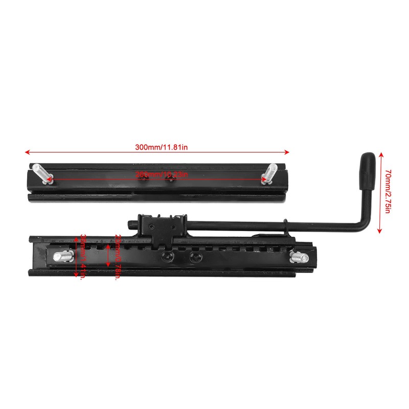 2PCS Seat Slide Set,Adjustable Seat, Sliding Seat, Seat Slider Track