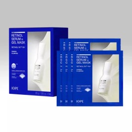IOPE 아이오페 레티놀 세럼 인 겔 마스크 세트 7매, 1개 IOPE Retinol Serum in Gel Mask Set 7 Sheets, 1 Piece
