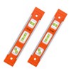 2pcs 9 inch Aluminum-Sided Magnetic Torpedo Level, Box Level Spirit