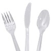 Clear Plastic Utensils, 48-ct. (16 Forks, 16 Spoons, 16 Knives)
