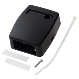 Panduit JOQ20000BL Rosette Box, No Shutters, 2 Mouth Black