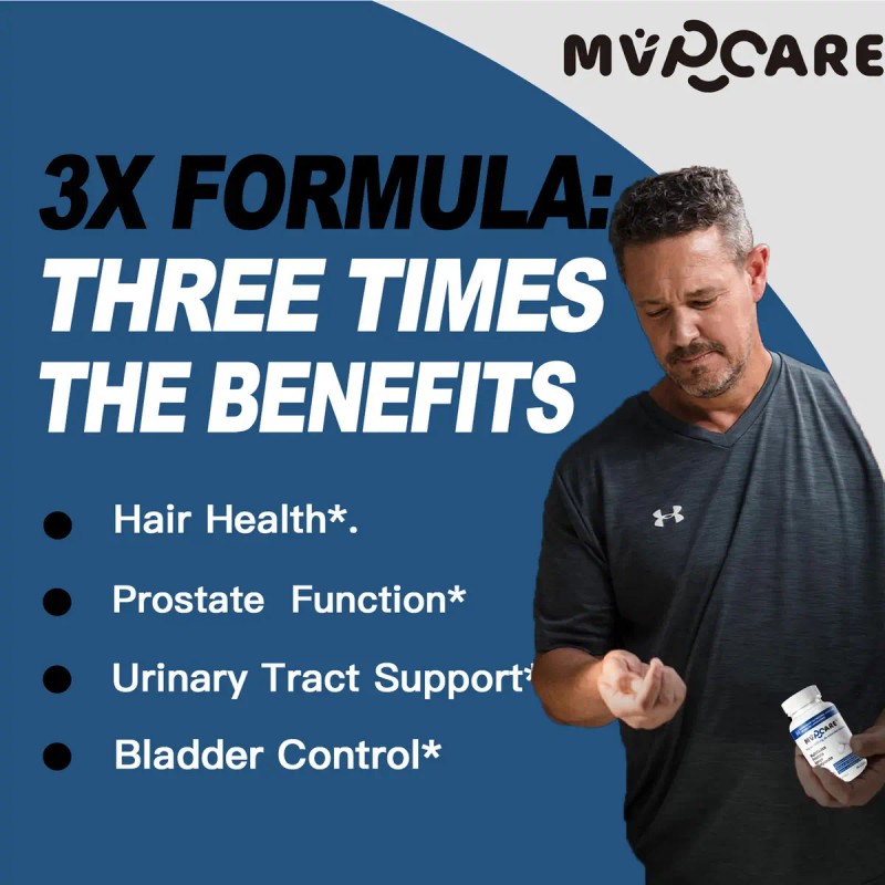 Mvpcare Prostate Health Suplemento Prostata Saw Palmetto Mezcla Licopeno Extracto