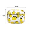 KONTONTY Wireless Earphone Case Cover for Lemon Fruit Resistant PC