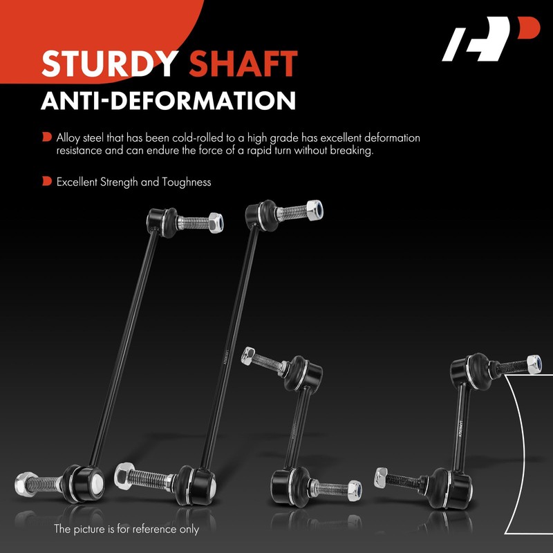 A-Premium Set of 4, Front & Rear Sway Bar Links