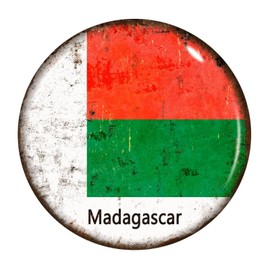 Vinyl Wall Quotes Stickers Madagascar Custom Wall Art Murals Home Decorations World Countries Flag International Festival Wall Decals for Nursery Bike Refrigerator Store 22in