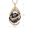 Mecool Three Layer Pendant Necklace Long Statement Pendant Necklace Long