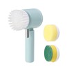 Soap Dispenser Cleaning Scrub Brush Pot Dish Brush with Storage