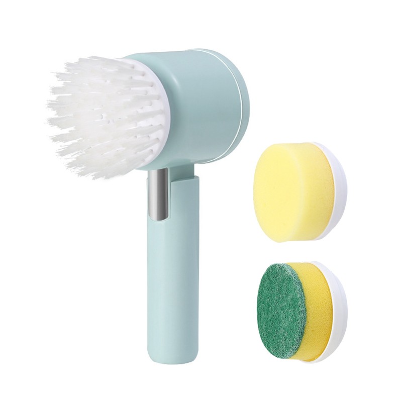 Soap Dispenser Cleaning Scrub Brush Pot Dish Brush with Storage