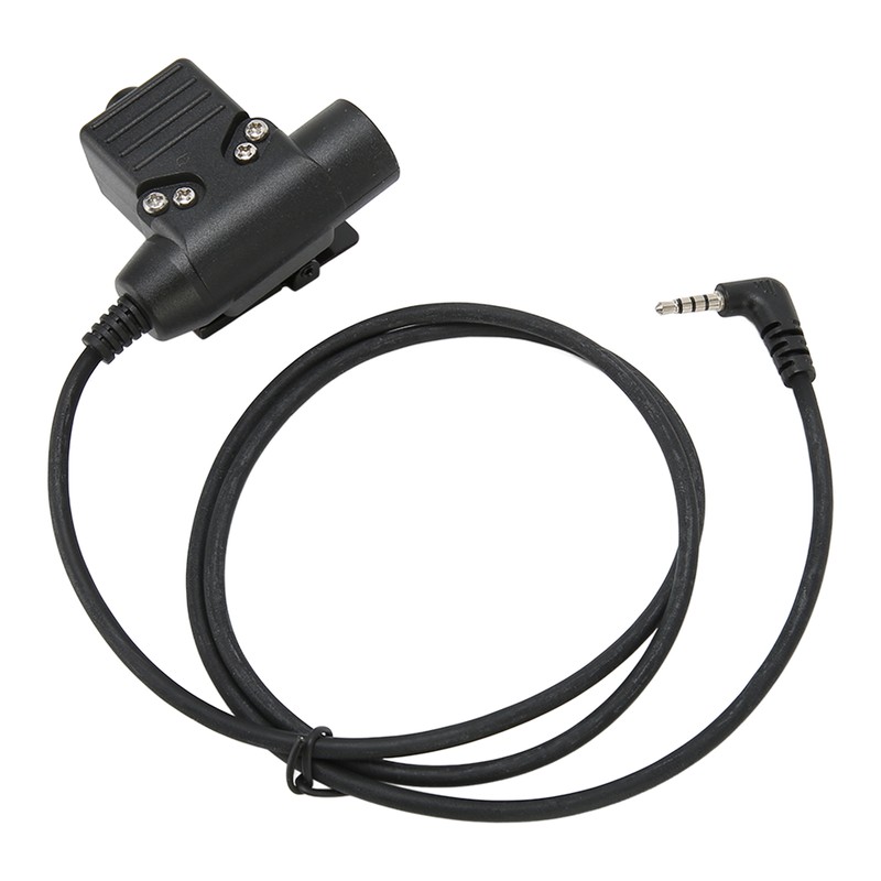 U94 PTT Headset Adapter 90cm Back Clip Headset Connector Cable