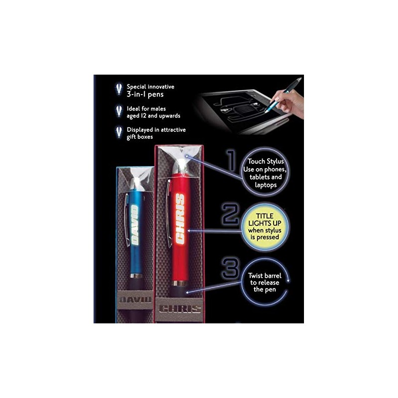 Love You Basteln Luminate Light Up Pen und Stylus schwarz