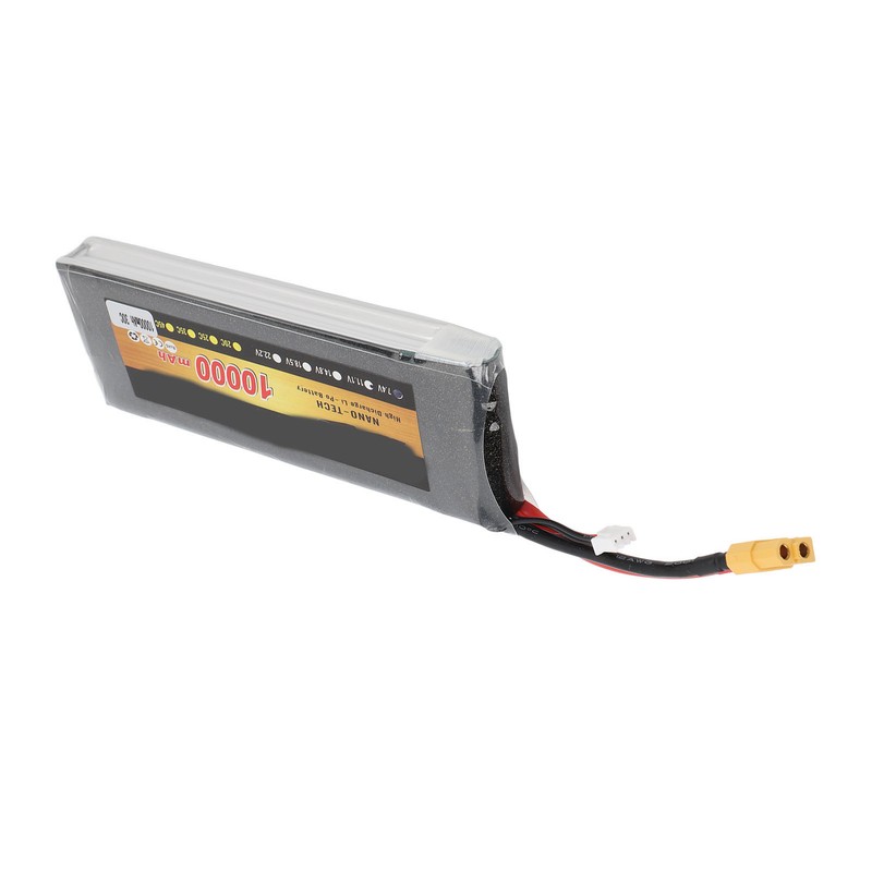7.4V 10000mAh Lithium Battery 30C XT60 Plug RC 2S LiPo
