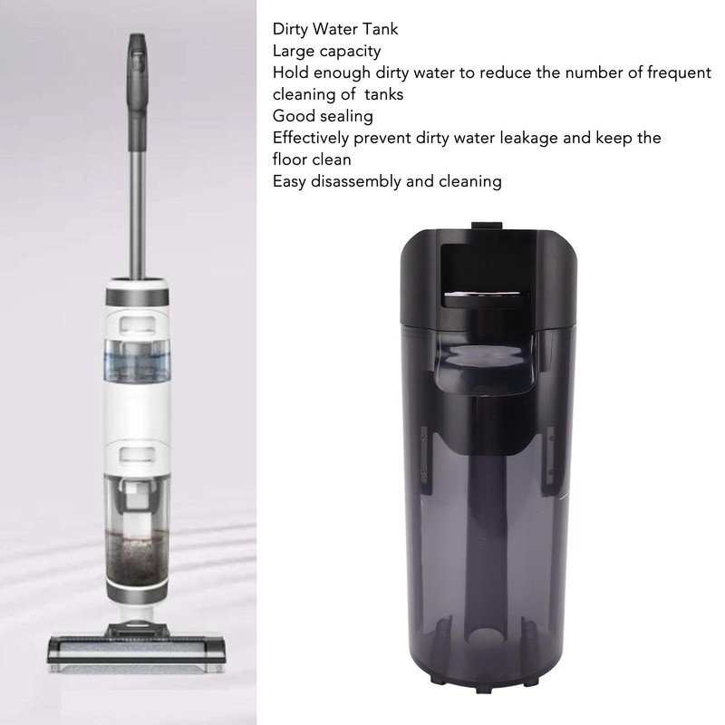 Dirty Water Tank Large Capacity Leakproof Vacuum Replacement Dirty Tank