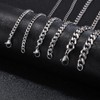 VNOX Silver Chain for Men Stainless Steel Necklace for Men