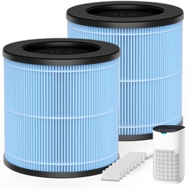 MJ003HD Replacement Filter Compatible with POMORON MJ003HD Air Purifier, 4-Stage Filtration, MJ003HD-RF (2 Pack)