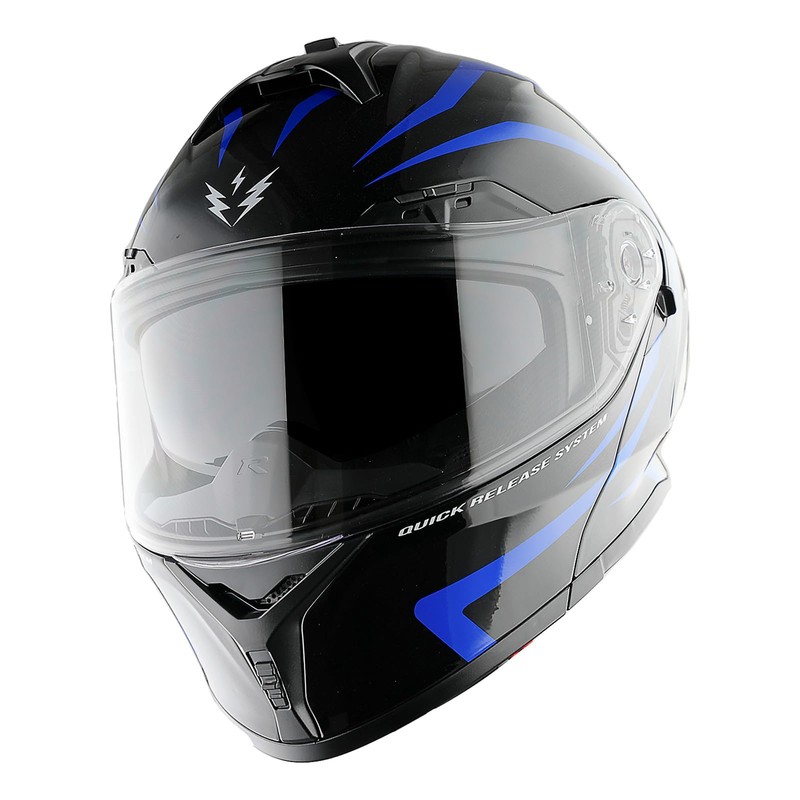 1Storm New Motorcycle Bike Modular Full Face Helmet Dual Visor