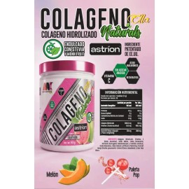 Colágeno Ella Naturals 450 G Advance Labs Nutritions Sabor Paleta Pop