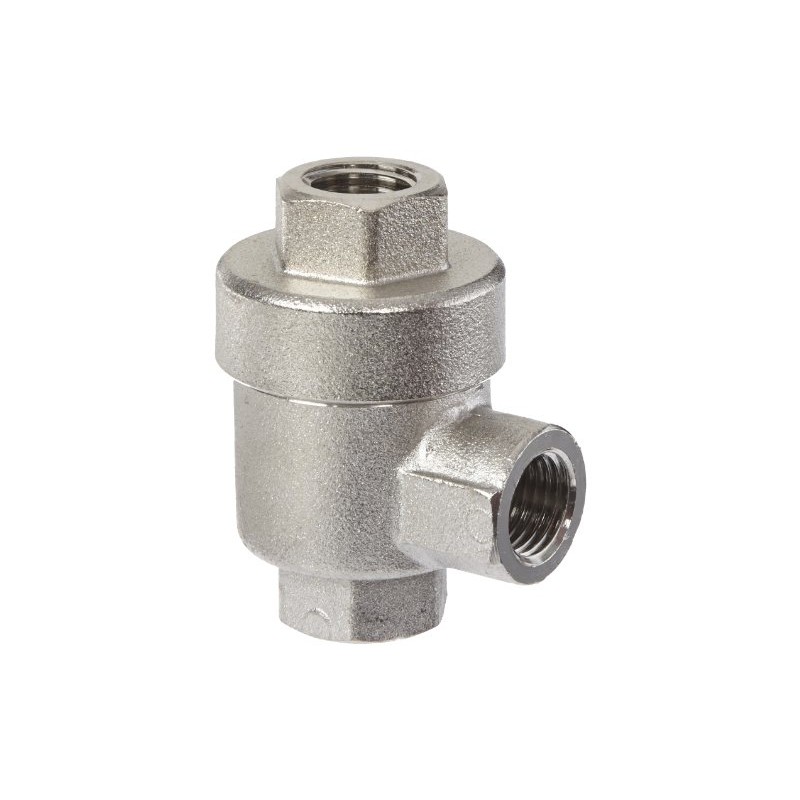 Legris 7982 14 14 Nickel-Plated Brass Quick Exhaust Valve, 1/4"