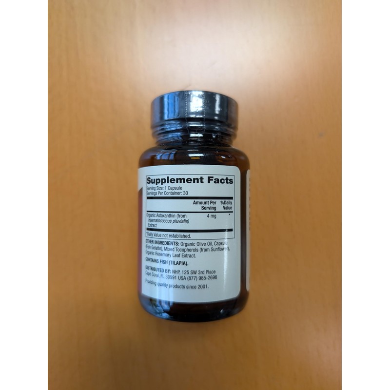 Dr. Mercola Organic Astaxanthin - 4 mg Astaxanthin - Powerful