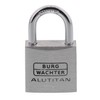 Burg-Wächter padlock, set of 2, 5 mm thickness, 4 keys,