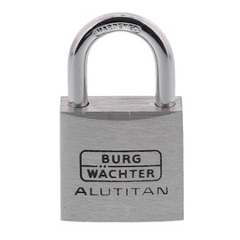 Burg-Wächter padlock, set of 2, 5 mm thickness, 4 keys, Duo 770 30 SB